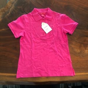 Hot Pink a Fuchsia Polo Shirt Top